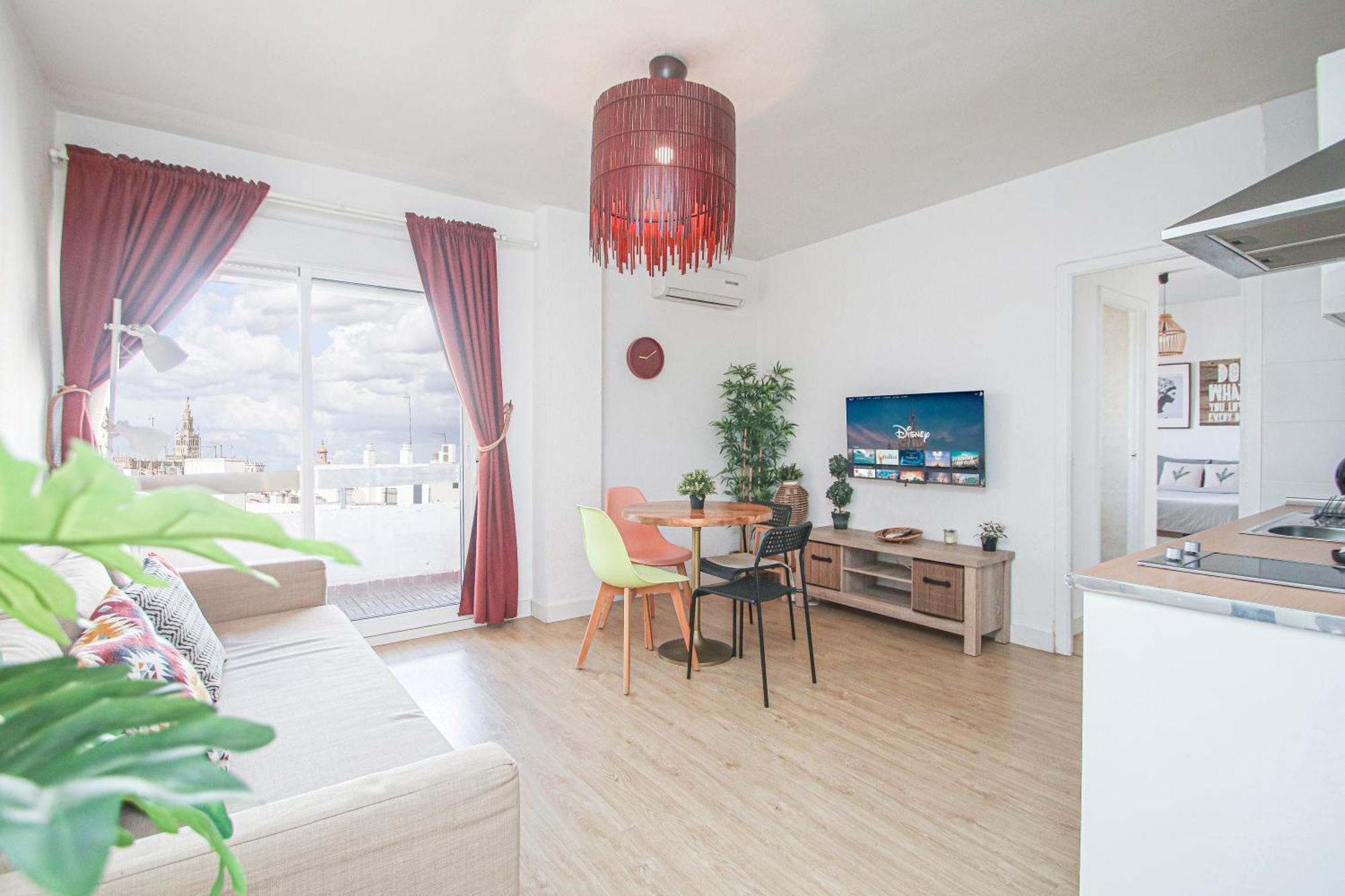Stunning Apt W Views To Giralda - 15 Minutes Walk Sevilla Eksteriør bilde