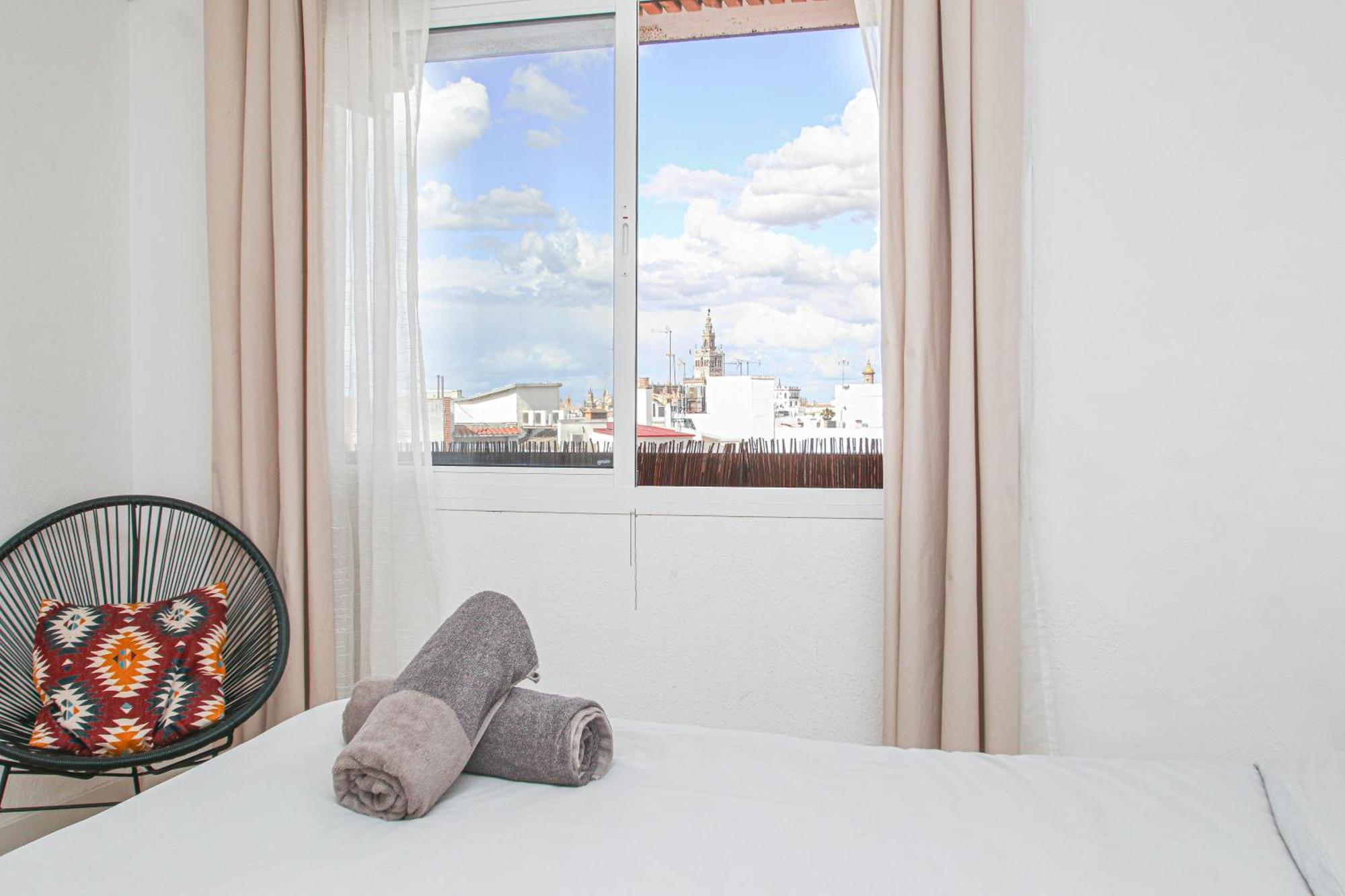 Stunning Apt W Views To Giralda - 15 Minutes Walk Sevilla Eksteriør bilde